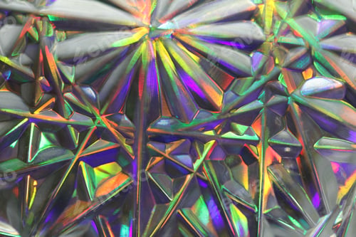 Preview: Surrealism, Rainbow Blurred Abstract Background. Purple, Green, Gray Background. Lens Flare