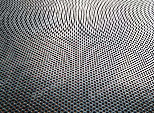 Preview: Perforated Stainless Steel Sheet, Perforated Iron Plate For Industrial Background.