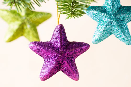Preview: Christmas Backgrounds. Christmas Decor On The Blur Background.