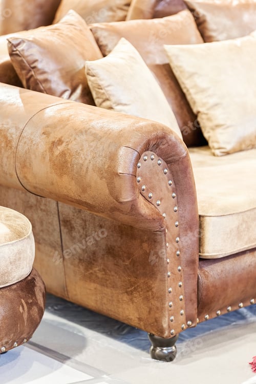 Preview: Modern Sofa For The Living Room, Note Shallow Depth Of Field