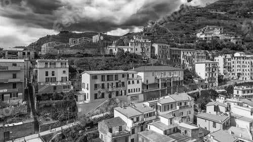 Preview: Riomaggiore Aerial View, Five Lands, Italy.