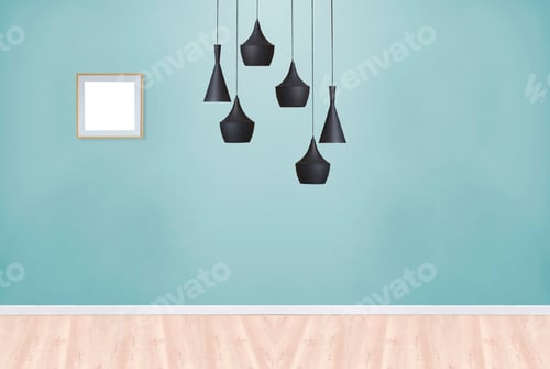 Preview: Empty Interior Design And Wooden Floor, Decorative Background For Home, Office, Hotel