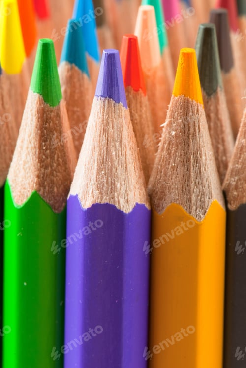 Preview: Macro Background Of The Pencil As An Element For Design. High Resolution.