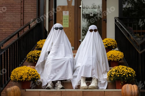 Preview: Popular Among Young People And Teenagers, The Trendy Entertainment Is To Dress In White Bedspreads