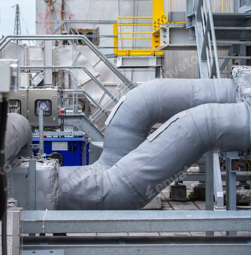 Preview: External Infrastructure Of The Microclimate Support System At A Large Industrial Site. Air
