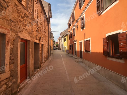 Preview: Street Downtown Skradin In Croatia