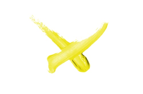 Preview: Bright Liquid Lipstick Smear In The Form Of A Check Mark Isolated On A White Background. Cosmetic