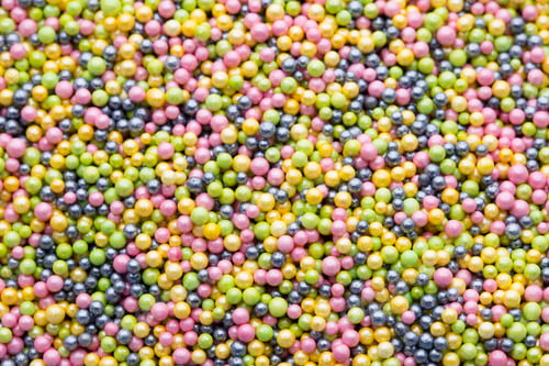 Preview: Multicoloured Sweet Sugar Balls. Small Ball Pattern.