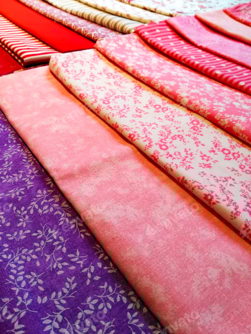 Preview: Colorful Collection of Patterned Fabrics