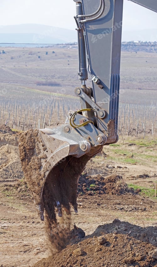 Preview: The Part Of A Big Modern Excavator Machines