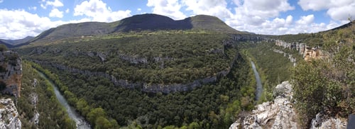 Preview: Panorama From The Mirador Del Caã±On Del Ebro A Canyon In Spain