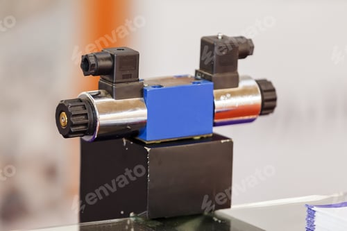 Preview: Focus On Detail Of Engine For Industry; Note Shallow Depth Of Field