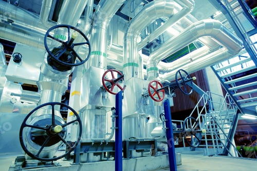 Preview: Equipment, Cables And Piping As Found Inside Of A Modern Industrial Power Plant