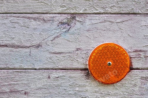 Preview: View Of On The Orange Reflector On Lumber