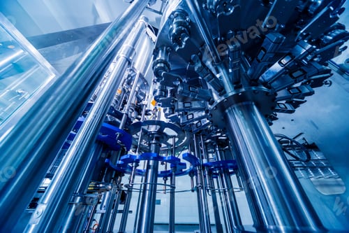 Preview: Bottling Line Of Sunflower Oil In Bottles. Vegetable Oil Production Plant. High Technology