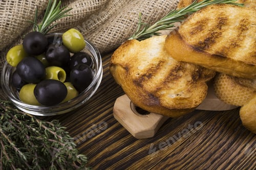 Preview: Slice Toast Bread Background Texture