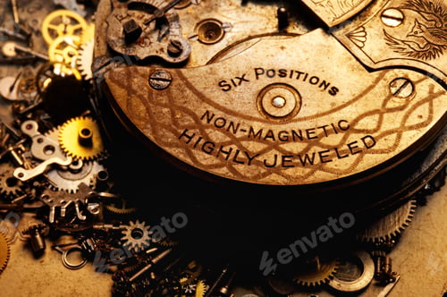Preview: Close-Up Of An Old Gears