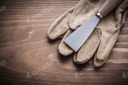Preview: Paint Scraper On Working Glove.
