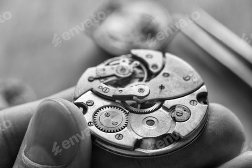 Preview: Watchmaker Is Repairing The Wristwatch, Mechanical Watch