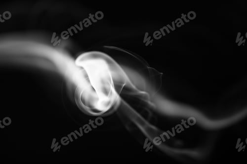 Preview: Studio Shot Of Some Smoke On A Black Background.