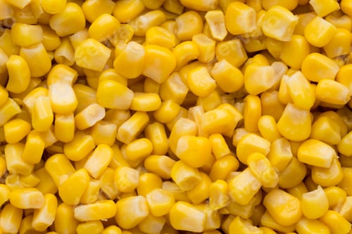 Preview: Closeup Of Tinned Whole Kernel Corn, It Could Be Used As Background