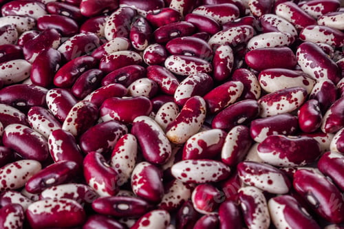 Preview: Fresh Organic Natural Beans On A White Background
