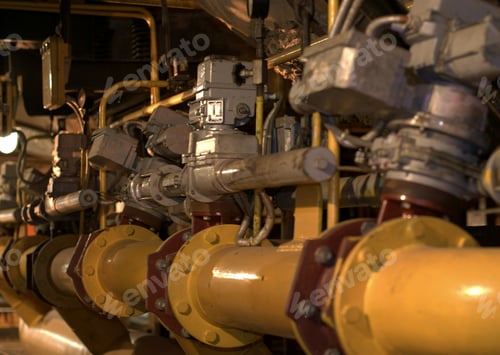 Preview: Equipment, Cables And Piping As Found Inside Of A Modern Industrial Power Plant