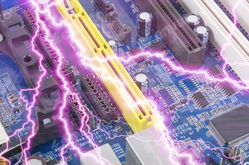 Preview: Computer Motherboard, Electronic Components On Circuits Board