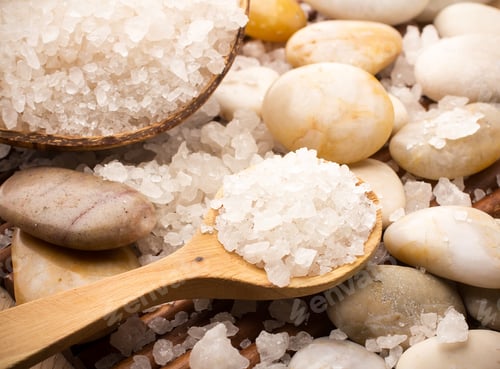 Preview: Natural Bath Salt, Organic Products. Spa Stones.