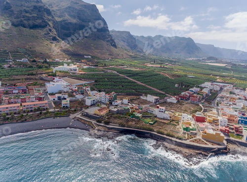 Preview: Coastal Aerial View Of Tenerife, Spain.