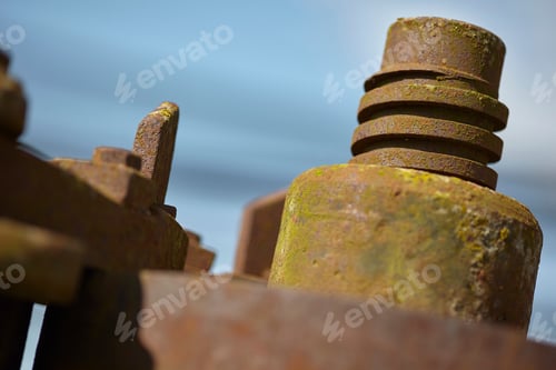 Preview: Detail Of An Old Rusty Mechanical Press