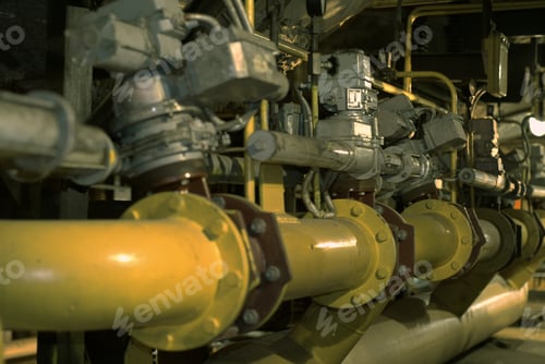 Preview: Equipment, Cables And Piping As Found Inside Of A Modern Industrial Power Plant