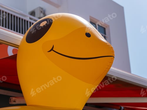Preview: Yellow Giant Smiling Inflatable Duck