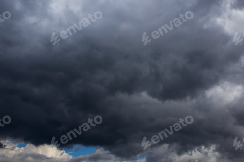 Preview: Dramatic Stormy Sky Before Rain And Hurricane. Background