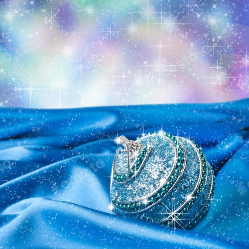 Preview: Blue Christmas Ball
