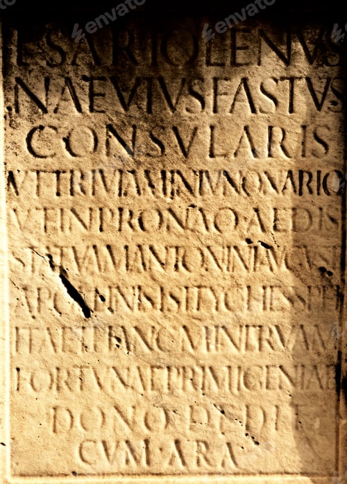 Preview: Roman Letters Texture