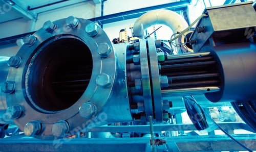 Preview: Different Size And Shaped Pipes And Valves At A Power Plant