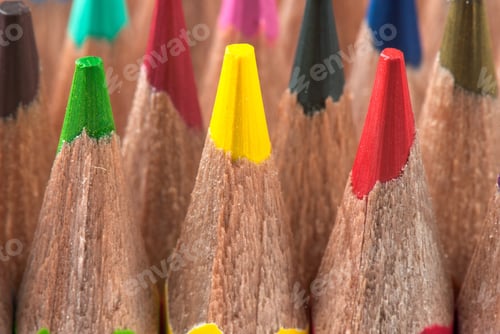 Preview: Macro Background Of The Pencil As An Element For Design. High Resolution.