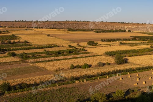 Preview: Hilly Landscape Of Eastern Europe. Popular Places For Travel. Moldova Old Orhei. Background