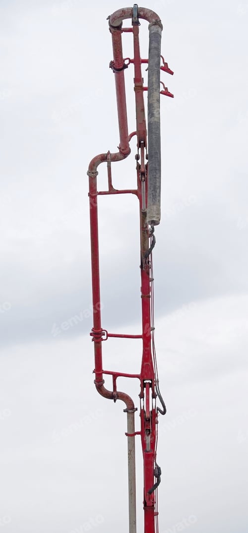 Preview: The Part Of Pressure Pipes System Boom Pump Pouring Concrete Machine