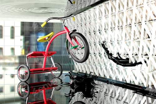 Preview: 3D Tricycle For Kids On Wet Surface
