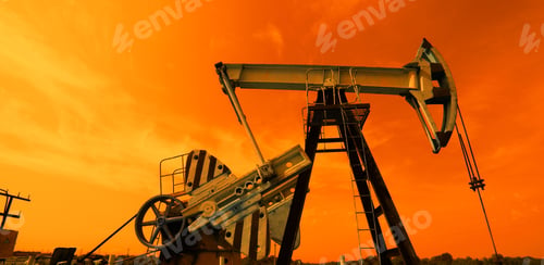Vista previa: Bomba de aceite en tonos azules