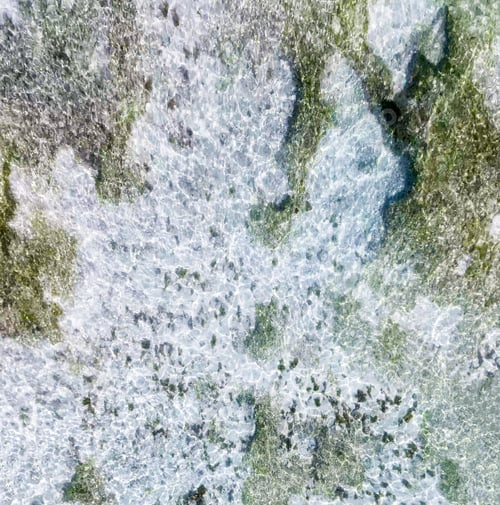 Preview: Panoramic Overhead View Of Seychelles Rocks, Africa.