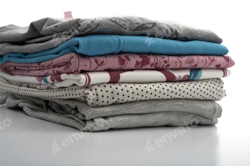 Preview: Pure Color Clothes On A White Background