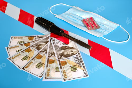 Preview: Money In Us Dollars To Pay Workers For Repairs And Construction During Quarantine Due To The