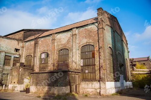 Preview: Metal Structures And Buildings Of The Old Metallurgical Plant Inside And Outside