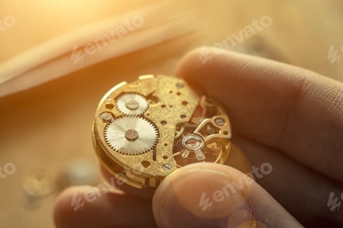 Preview: Watchmaker Is Repairing The Wristwatch, Mechanical Watch