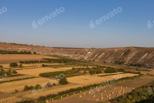 Preview: Hilly Landscape Of Eastern Europe. Popular Places For Travel. Moldova Old Orhei. Background
