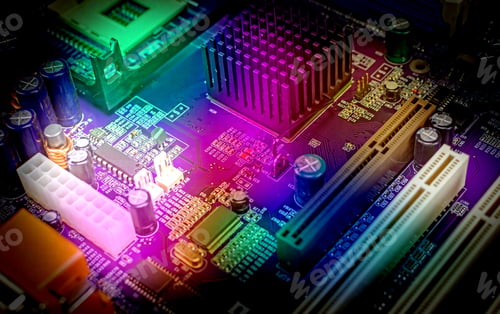 Preview: Empty Cpu Processor Socket With Pins On Motherboard