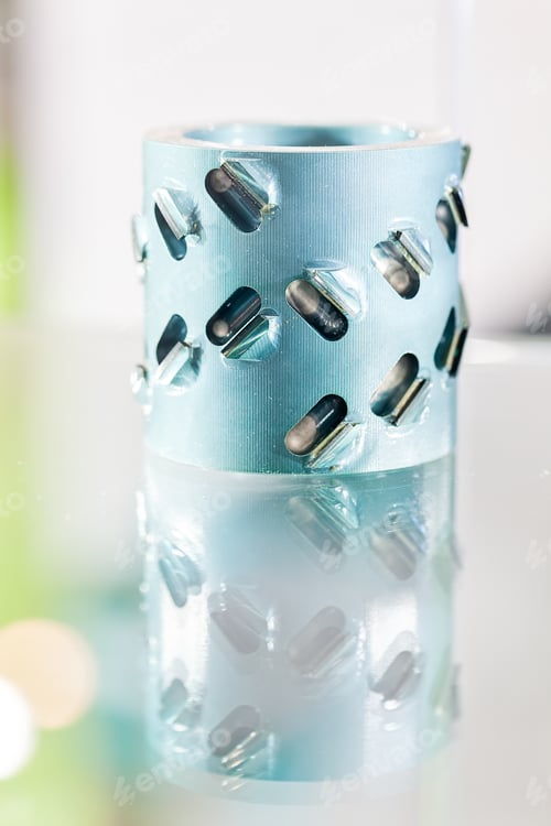 Preview: One Of The Parts Of A Machine For Making Furniture, Note Shallow Depth Of Field